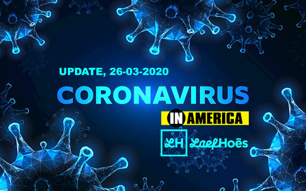 Coronanieuws America, Update 26-03-2020