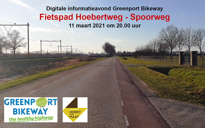 Informatieavond Greenport Bikeway, Fietspad Hoebertweg/Spoorweg